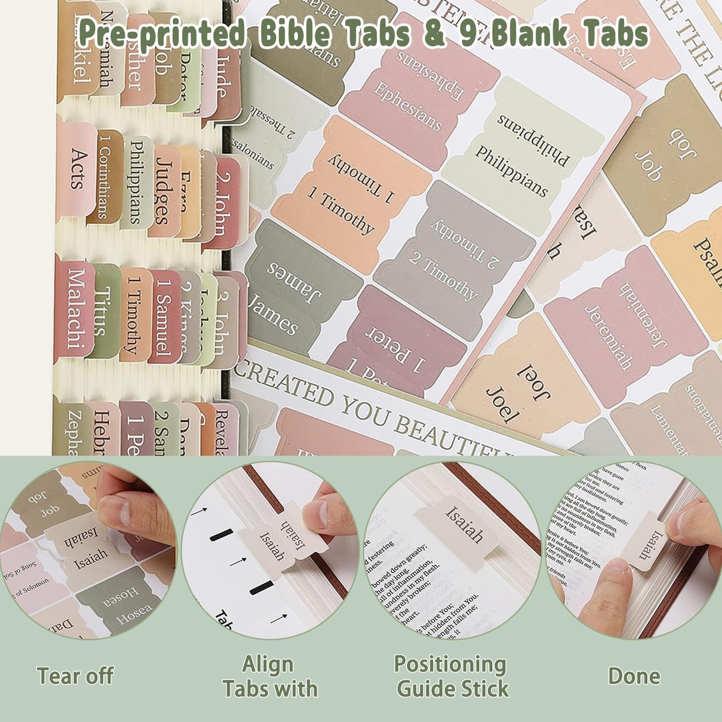 HRFGWDD Bible Study Supplies Kit for Women 96PCS Bible Journaling Kit with Bible Tabs for Women,Bible Highlighters and Pens, Bookmark, Journal, Bible Bag, Stationary Gift Set[Green]