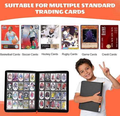 1000+ Pockets Trading Card Binder 1024 Capacity (20-Pocket, Black)