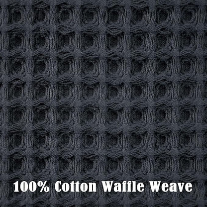 Jacquotha Waffle Hand Towels for Bathroom 5-Piece – Cotton Quick Dry Lint Free