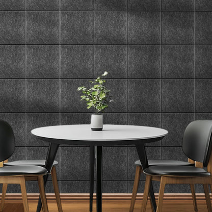 MaxGear Large Cork Board for Wall 36" x 24", Dark Gray Bulletin Board, 6 Pack Felt Wall Tiles with Pushpins, Cork Boards for Office Pin Board Tack Board Cork Boards