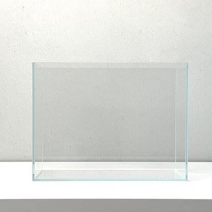 Nano Aquarium Kit 2.2 Gallon, Rimless Glass Betta Fish Tank with Filter & LED Light, 12" x 6" x 8" Small Desktop Fish Tank for Home Office (Transparent, Complete)