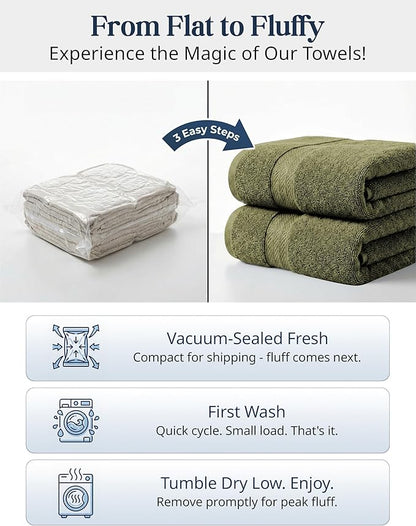 LANE LINEN Cotton Towels for Bathroom