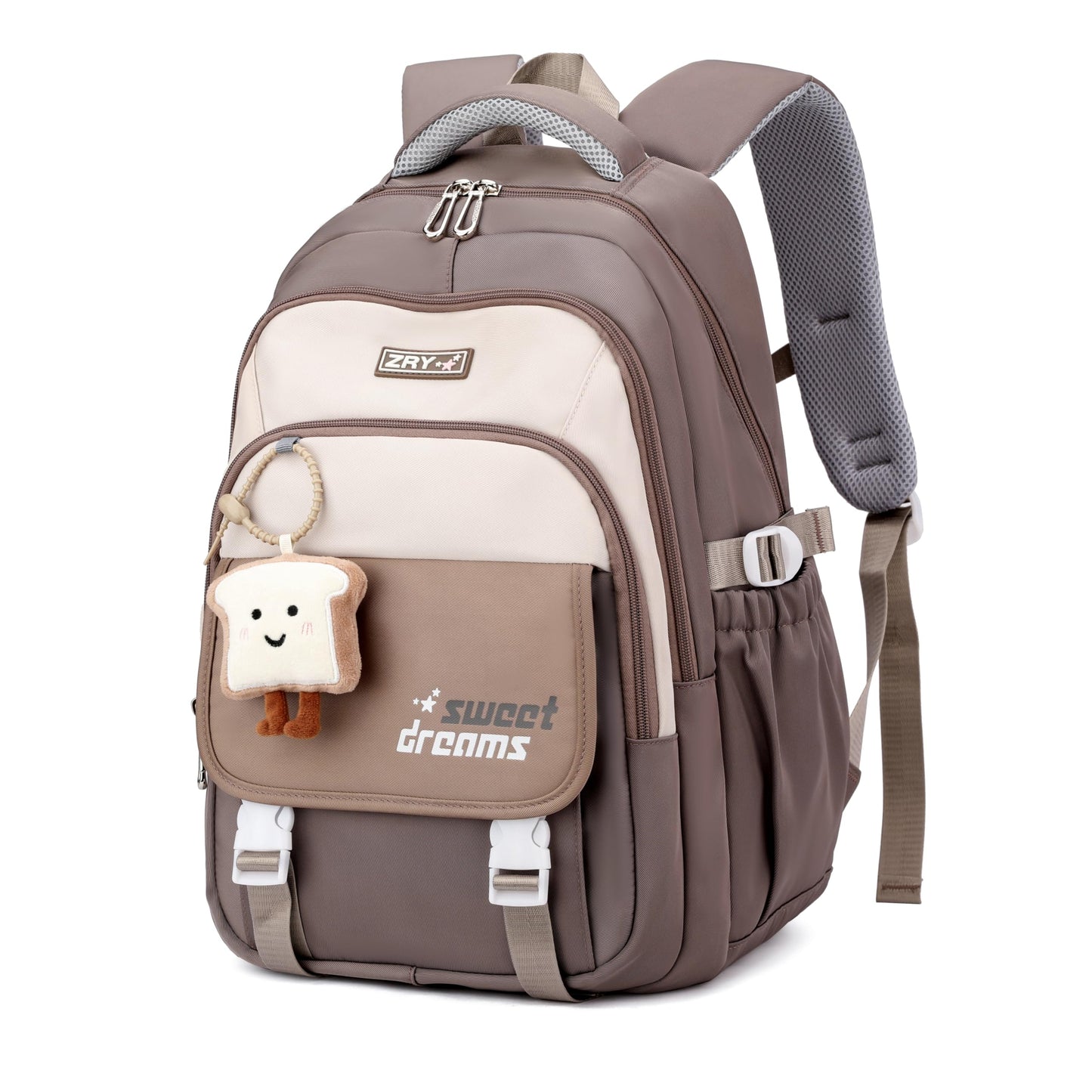 OKKID middle school backpack for girls cool school bags bookbag for teen girl big student laptop backpack kids travel daypack