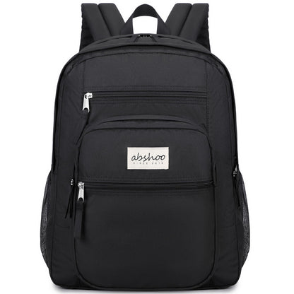 abshoo 34L Large Backpack for School Water Resistant Women Men Bookbag For College, Middle High School, Travel (Black)