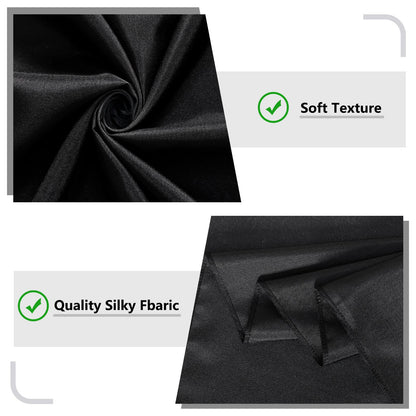 Black Backdrop Curtain for Party, Halloween Backdrop Rod Pocket Photo Drapes Panels Fabric Curtain Backdrop Black Birthday Party Decor for Boys Teens Men,5ft x 7ft, 2 Panels
