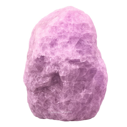 Amazing Gemstone 2 Pieces Kunzite Raw Crystals and Healing Stones, Natural Rocks for Tumbling and DIY Raw Stones and Crystals