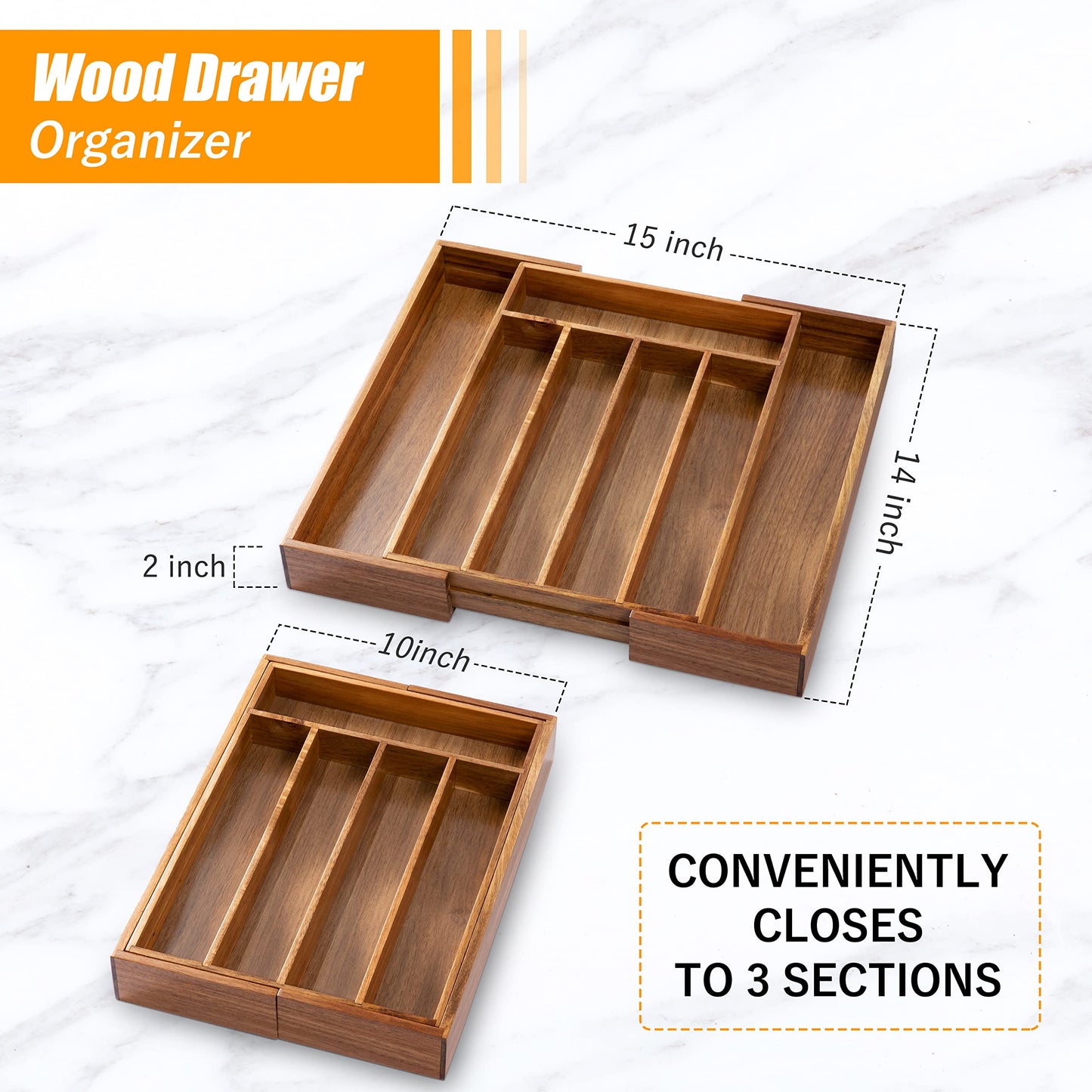 Kitchen Silverware Drawer Organizer and Storage Cabinet Utensil Rack Bathroom Counter Vanity Extra Large Big Cooking Drawer Organizers Countertop Pantry Storage Cabinet Best Kitchen Must Haves 2025