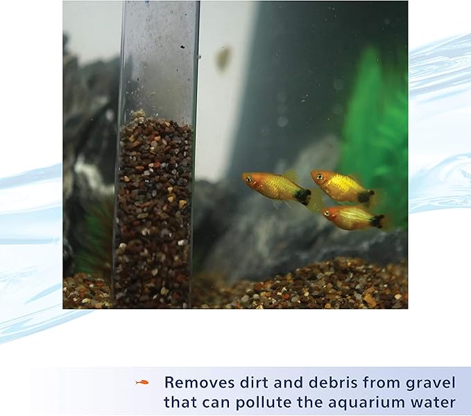 Aqueon Aquarium Siphon Vacuum Gravel Cleaner Large - 16 Inches
