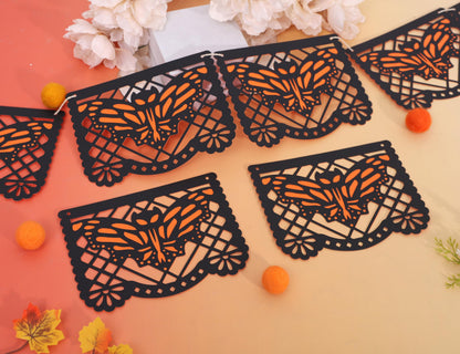 Spooky Bat Banner Halloween Theme Party Decorations,Bohemian Scary Bat Cutout Garland,Spooky Holiday Mantel Hanging Decorations,Halloween Bats Banner Photo Backdrop