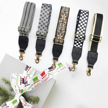 Purse Strap Handbag Accessories Crossbody Bag Adjustable Replacement Conversion Kit,Black Bag Straps for Large Shoulder Bag