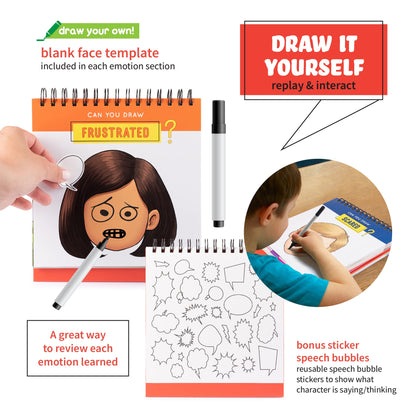 Emotion and Feeling Busy Book for Kids, Calming Corner, ABA Therapy Materials, Emotion Charts, Autism Homeschooling ADHD Tool, Social Emotional Learning