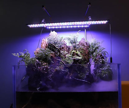 hygger Advanced LED Aquarium Light with Timer, 24/7 Lighting Cycle & DIY Mode, Full Spectrum Fish Tank Light for 30-36 in Freshwater Planted Tank