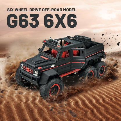 Piececool 3D Metal Puzzles for Adults, Luxury Model Truck 6X6 Off-Road Vehicle SUV Model Kit to Build for Men Hobbies Great Birthday Gifts