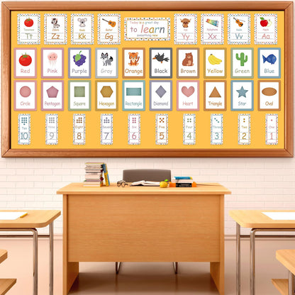 Golden Sun Yellow Bulletin Board Paper Roll Yellow Bulletin Board Background Paper Back to School Classroom Decor Poster for Art Craft DIY Projects Home Office Classroom Party Supplies 17.7in x 20ft