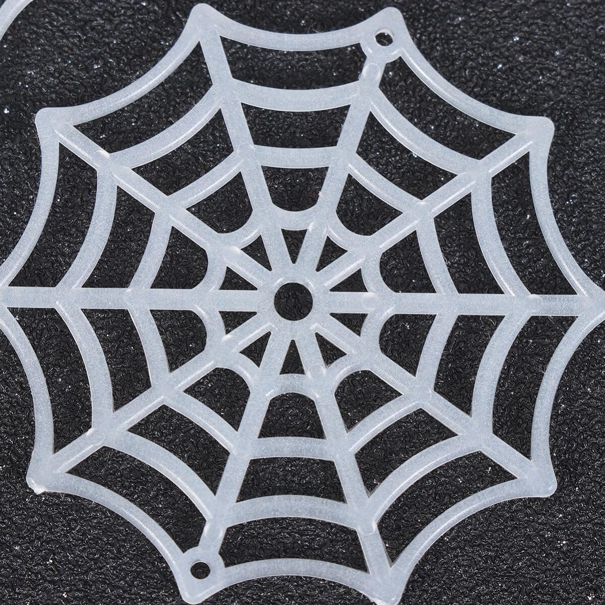 Abaodam Festive Supplies 50Pcs Spider Webs Plastic Cobweb Holiday Accessories for Halloween Decoration () Halloween Cobweb Decorations