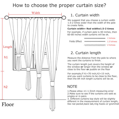Vision Home Natural Pinch Pleated Full Blackout Curtains Linen Blended Room Darkening Window Curtains 90 inch for Living Room Bedroom Thermal Insulated Pinch Pleat Drapes with Hooks 2 Panel 40"Wx90"L