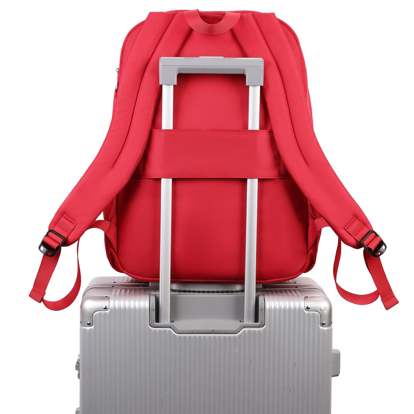 abshoo 34L Big School Backpack For College Women Girls Middle High School Teen Bookbag Travel Backpack Daypack (Red)