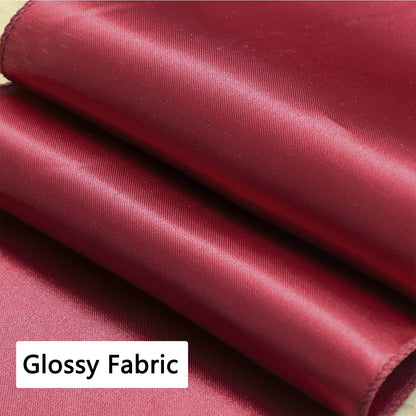 JFDYDM 50 Pack Satin Burgundy Chair Sashes Bows for Wedding Party Thanksgiving Halloween Hotel Reception Restaurant Decorations, Event Decorations