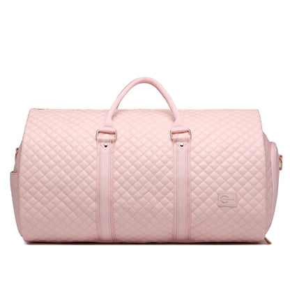 seyfocnia Convertible Carry on Garment Bag for Women, Garment Bags for Travel with Shoe Pouch 2 in 1 Hanging Suitcase Suit Bag for Women Travel Duffle Bag Garment Bag