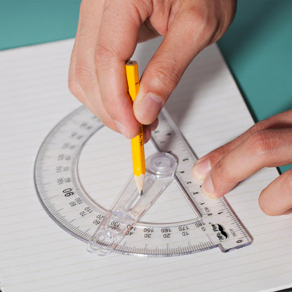 Mr. Pen- Geometry Set, 15 pcs, Green, 6 Inch Swing Arm Protractor, Divider, Set Squares, Ruler, Compasses and Protractor