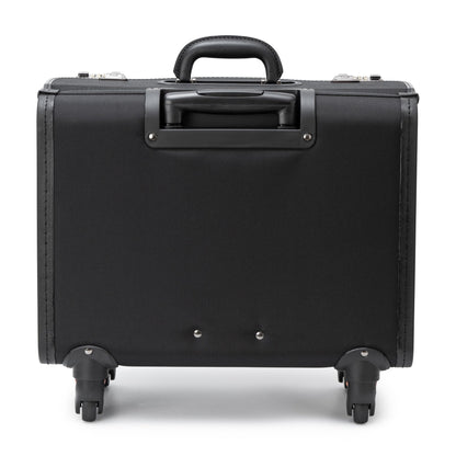 Alpine Swiss Wheeled Briefcase | Rolling Briefcase Locking Telescopic Handle 4 Replaceable Wheels | Pilot Lawyer Litigator Attache Case | 17” Laptop Compartment | Dual Combo Locks | Organizer Pockets