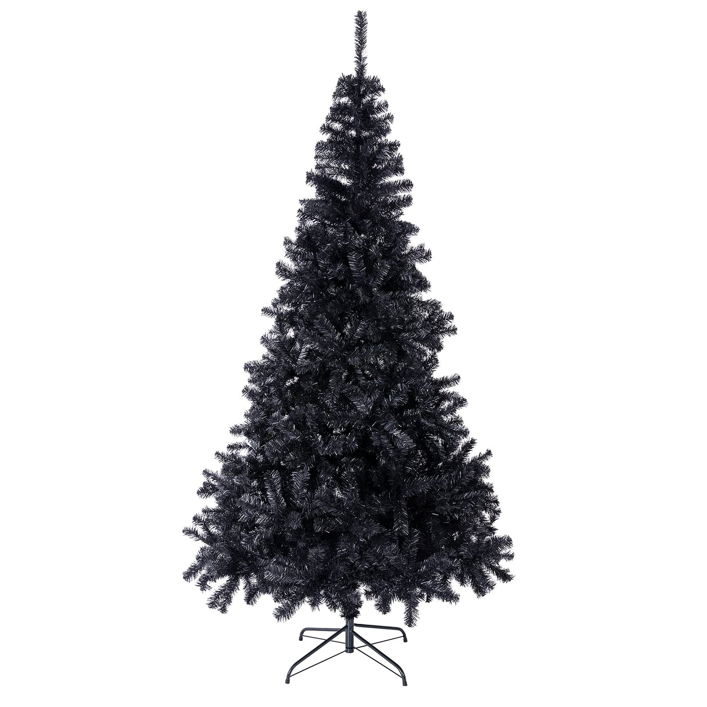 Sunnyglade 4 FT Halloween Black Premium Artificial Christmas Tree 400 Tips Easy to Assemble with Christmas Tree Stand (4 ft)