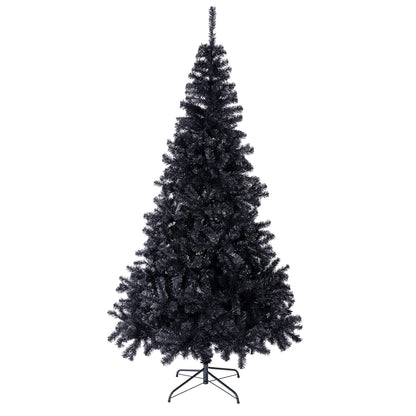 Sunnyglade 4 FT Halloween Black Premium Artificial Christmas Tree 400 Tips Easy to Assemble with Christmas Tree Stand (4 ft)