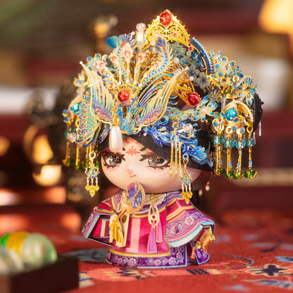 MU 3D Metal Puzzles for Adult Building TV Series Empresses in the Palace Consort Hua Kitty, Cat Themed Metal Models Kits Miniature, Assembling DIY Sets Home Desk Decor