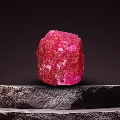 GEMHUB Natural Crystals And Healing Stones 30.00Carat Raw Rough Ruby Healing Crystals For Jewelry Making