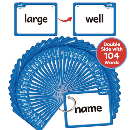 Torlam Sight Words Flash Cards for Kids Kindergarten,Learn to Read Digraphs CVC Blends Long Vowel Sounds Spelling Reading Phonics Games for 4-6 Years, Site Words Classroom Homeschool