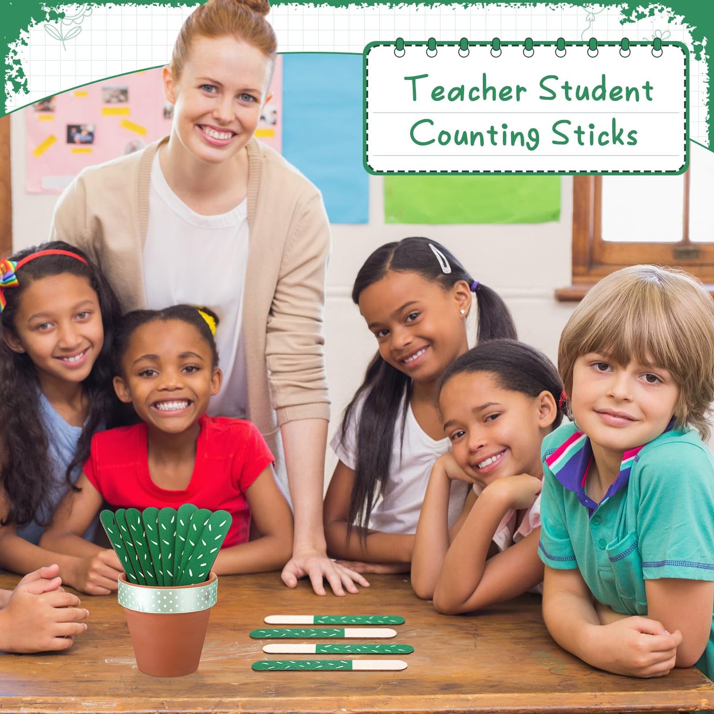 Chunful 72 Flip Name Sticks with Storage Pot Talking Flip Name Stick Counting for Classroom Back to School Management Teacher Essential Student Grouping Tally Educational and Learning Supply(Classic)