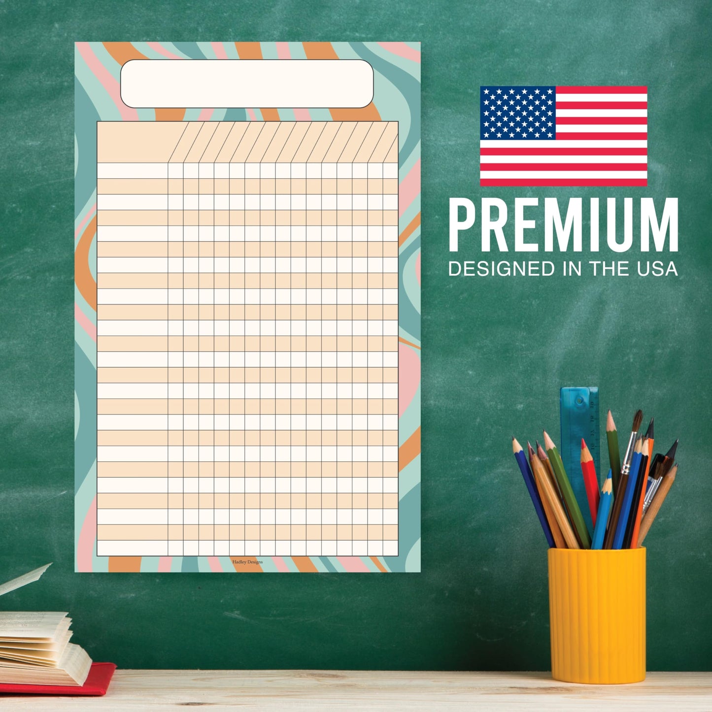 Attendance Chart for Classroom Management - 8 Incentive Chart for Classroom Essentials, 11x17 Student Behavior Charts and Homework Tracker, Teachers Class Attendance and Assignments Log