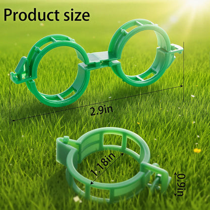 600Pcs Tomato Clips Plastic Plant Support Clips for Garden Trellis Twine and Greenhouse Vine Support Garden Clips for Tomatoes Cucumbers Peppers Climbing Vegetables and Flowers Upright Growth