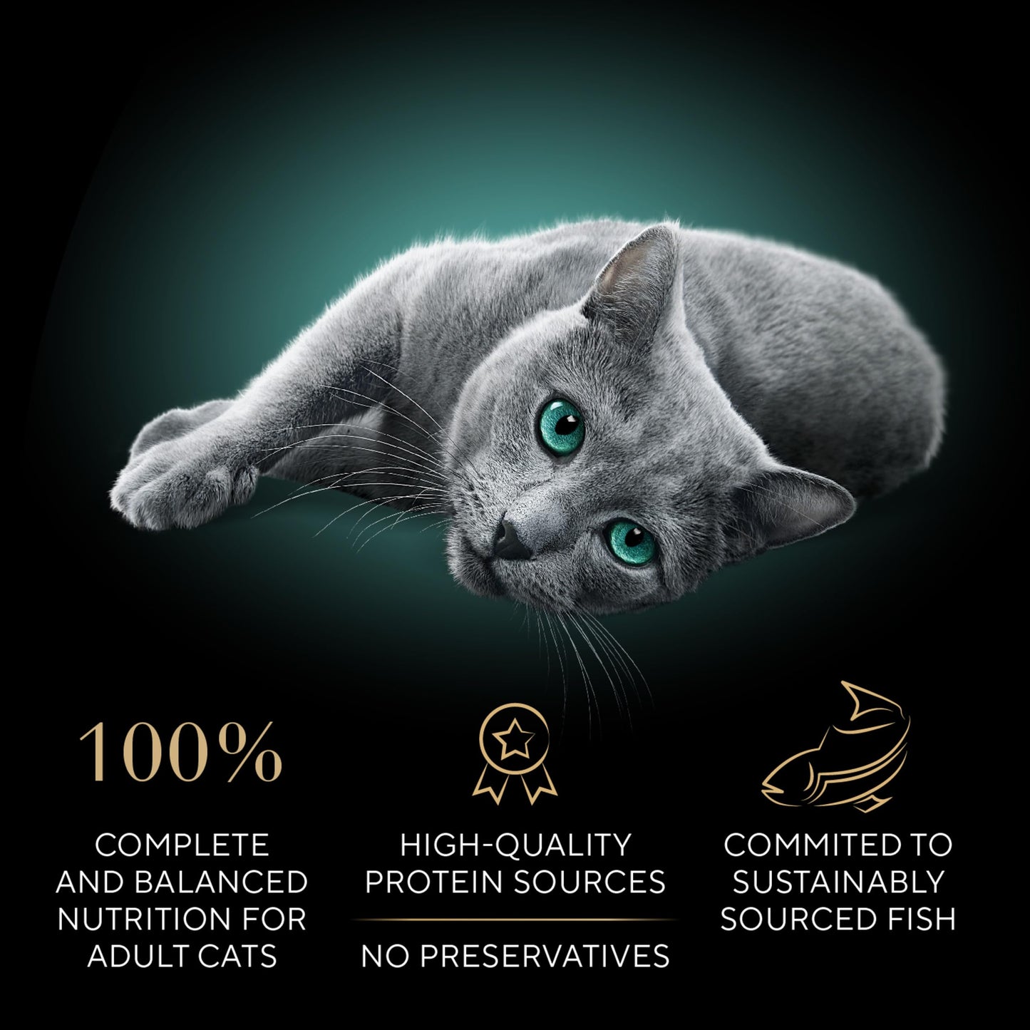 Sheba Perfect Portions Wet Cat Food Cuts in Gravy Variety Pack, Roasted Chicken Entree, with Sustainable Tuna, and Tender Turkey Entree, 2.6 oz. Twin-Pack Trays (36 Count, 72 Servings)
