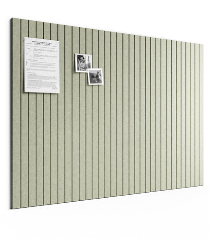 Bumusty Large Cork Board Alternative-48 x 36" Felt Bulletin Board Tiles, with 30 Pushpins, 70 Adhesive Tabs, Fine-Stripe 12-Pack, Cork Boards for Office Push Pin Board Felt Board-Sage