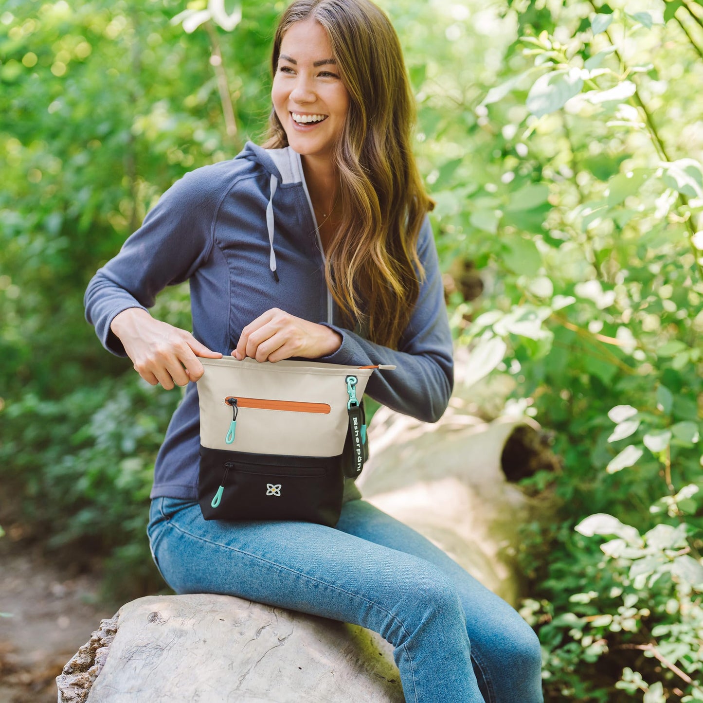 Sherpani Sadie, Nylon Crossbody Bag, Lightweight Shoulder Bag, Travel Cross Body, Crossbody Purse for Women, RFID Protection, Removable Coin Purse, Travel Gift (Chromatic Classic)