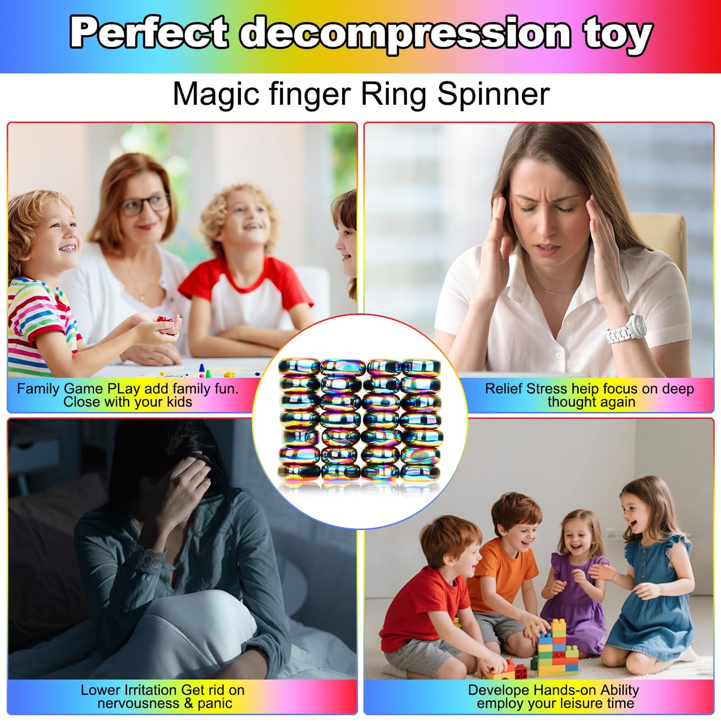 28 Pack Rainbow Fridge Magnetic Magnets, Small and Strong Magnets for Wall Stickers, Strong Refrigerator Magnets Heavy Duty for Whiteboard, Office, Classroom, Kitchen Accessories, Home and Cabinet