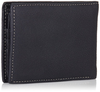 Timberland Men's RFID Blocking Wallet – Genuine Leather Passcase with Removable ID Holder, 6 Card Slots, 2 Billfold Pockets, Slim Design, Navy Blue, One Size