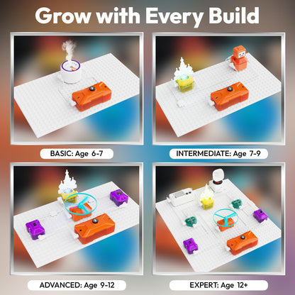 Contixo ST36 Science Circuit Kit – STEM Electronics Building Blocks for Kids, Hands-On DIY Circuits, Beginner-Friendly Science Toy for Ages 6+
