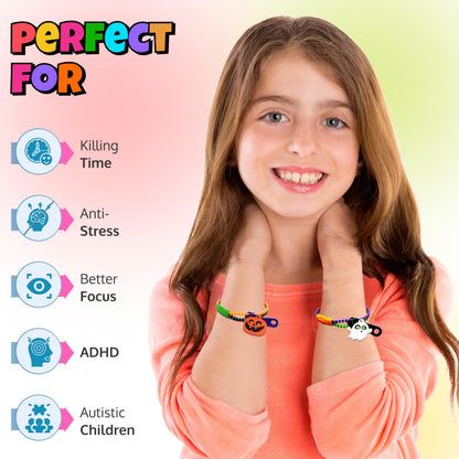 UpBrands 120-Pack Halloween Fidget Zipper Bracelets – Bulk Party Favor Toys for Kids, School Goodie Bags & Giveaways, Pinata Fillers