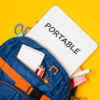 32 Pack Small White Board Portable 9"x12",Personal Whiteboard for Students Mini Size,Dry Erase Whiteboards Double-Sided Lapboard,White Boards Easy to Clean,Classroom Drawing Dry Erase Lapboards