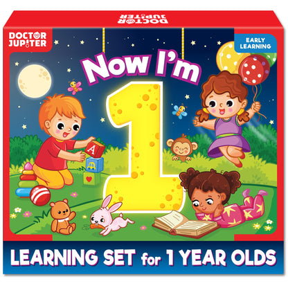 Doctor Jupiter Now I AM 1 | Educational Learning Toy for 1 Year Olds | Birthday Gift Ideas for Boys & Girls Ages 1+ | Preschool Learning Activities