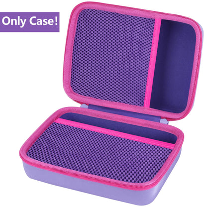 Lebakort Storage Case Compatible with LeapFrog Fridge Phonics Magnetic Letter Set (Purple+Pink Case)