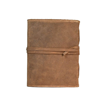RARE & RUSTIC Leather Journal Writing Notebook Gift For Men & Women (8 * 6)