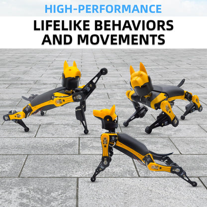 Petoi Programmable Robot Dog Bittle X V2 Lite Servo (Construction) | Coding Smart Robot Dog Kit, Voice Controlled, Quadruped Interactive Robot for Kids, Open Source, STEM & Robotics Education