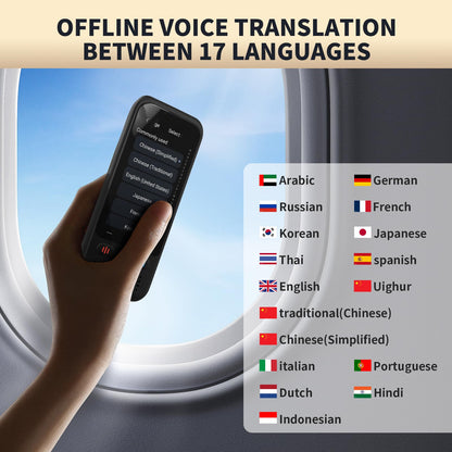 Language Translator Device No WiFi Needed, Upgraded VORMOR Ai ChatGpt Translator with 150+ Languages, Offline/Photo/Real Time Translation Device for Travel Business Learning