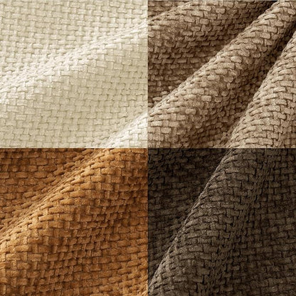 MIULEE Pack of 4 Brown Couch Throw Pillow Covers 24x24 Inch Soft Decorative Chenille Pillows Farmhouse Accent Cushions for Boho Home Decor Spring Sofa Bedroom Living Room