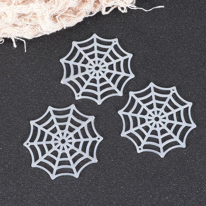 Abaodam Festive Supplies 50Pcs Spider Webs Plastic Cobweb Holiday Accessories for Halloween Decoration () Halloween Cobweb Decorations
