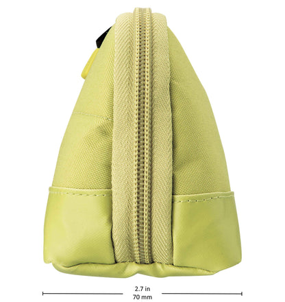 LIHIT LAB Pen Case (Pencil Case), Water & Stain Repellent, 8" x 4'', Yellow Green (A7688-6)