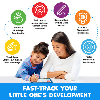 Preschool Learning Activities - Letter Tracing Books for Kids Ages 3-5 - Toddler Handwriting Practice - Learning Books for 4 Year Olds, Educational Learning Toys for 3 Year Old - 4 Year Old Boy Toys